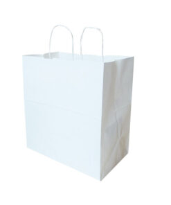 Bossa kraft Nansa Rissada 32x19x34Cm Blanca