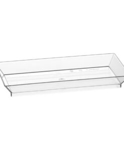 Safata Cubik PS Crystal 6,5x13x1,5Cm